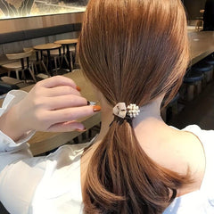 Faux Pearl Hair Rope Ponytail Holder Hair Accessories