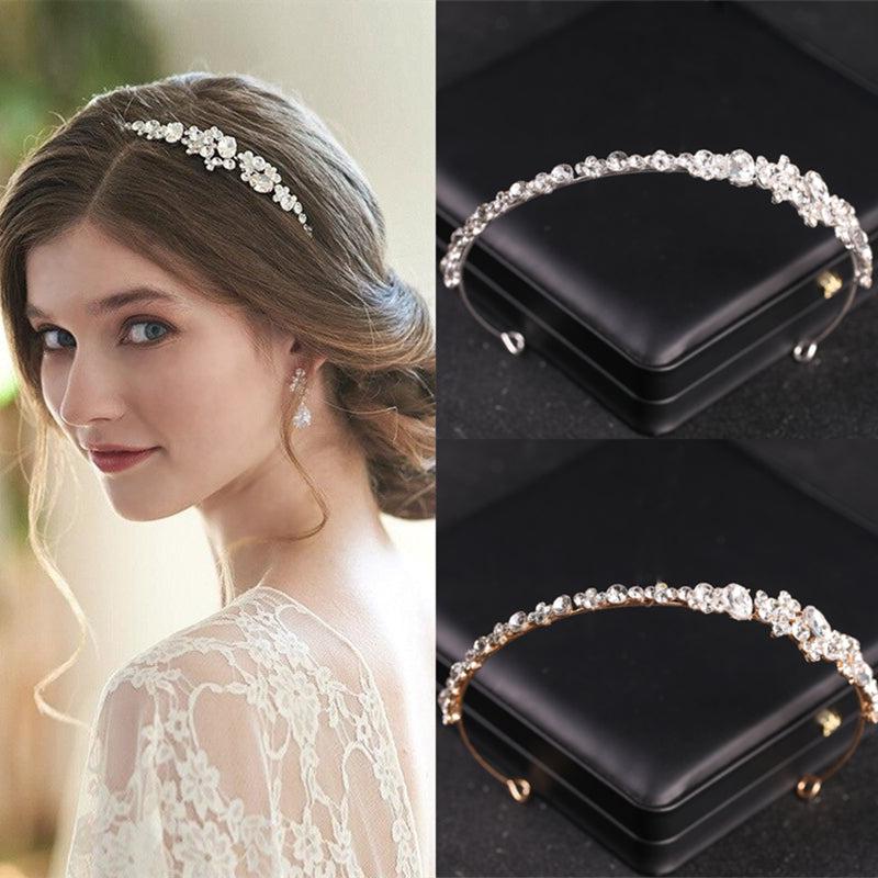 Rhinestone Headband Crown Tiara Wedding Dress Accessories