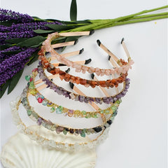 Rose Quartz Amethyst Mermaid Tiara Headband