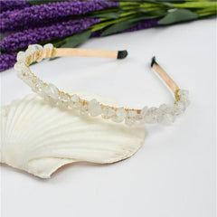 Rose Quartz Amethyst Mermaid Tiara Headband