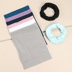 8pcs Milk Silk Headband Style Hair Band Sports Sweatband for Women