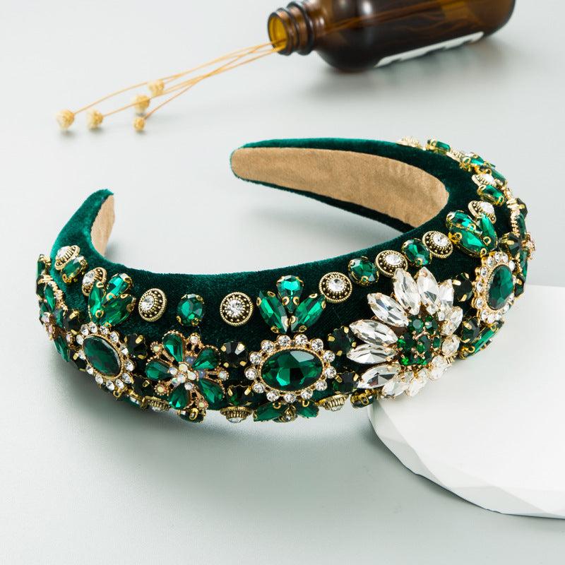 Rhinestone Headband Glitter Hair Accessories For Women