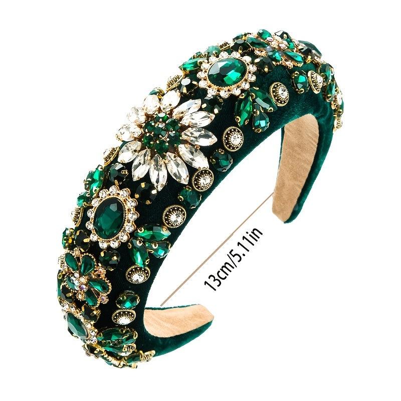 Rhinestone Headband Glitter Hair Accessories For Women