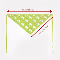 Tai Chi Pattern Bandana Crochet Hair Band Women Girls Hair