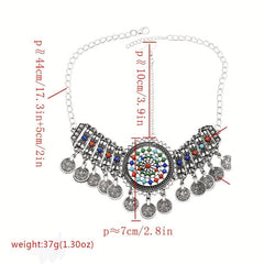 Bohemian Gemstone Head Piece Hair Accessory for Women