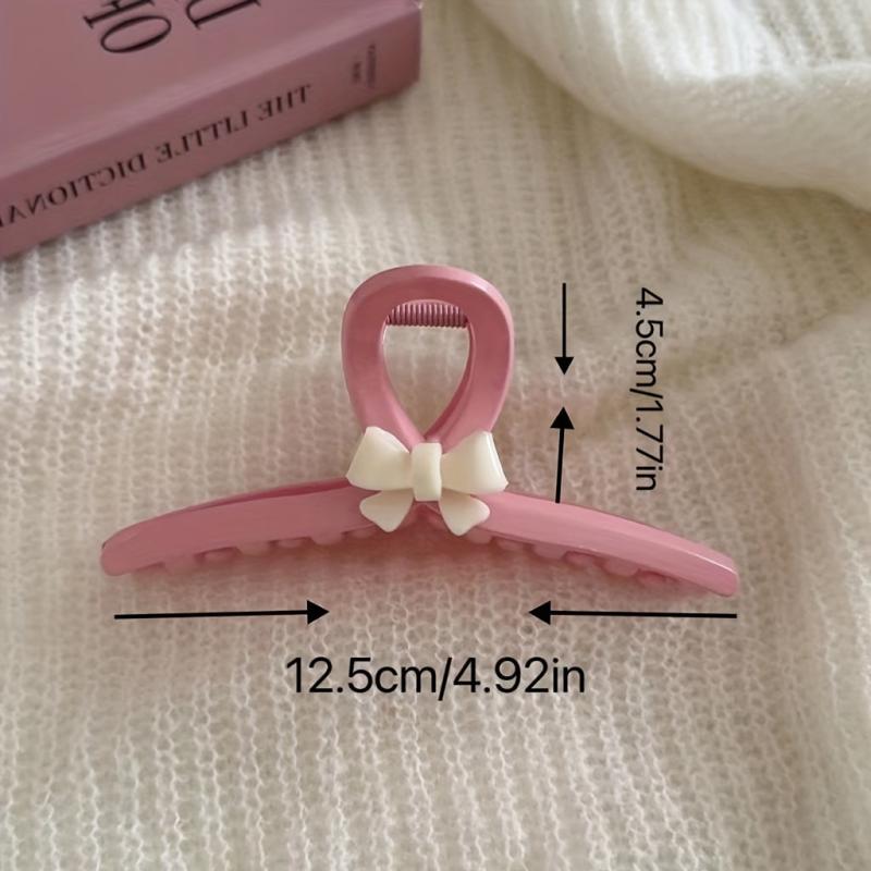 Bow Tie Headwear Female Shark Claw Hair Clip