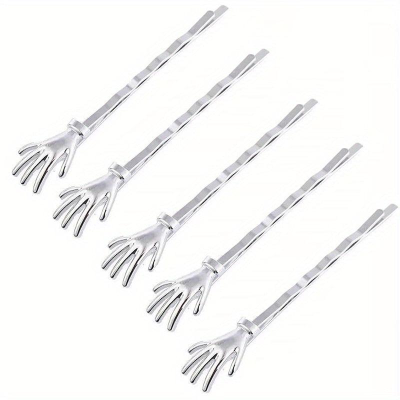 Metal Hair Pin Claw Decor Hairpin for Hair Bang Braids, Punk Hair Clip for Party