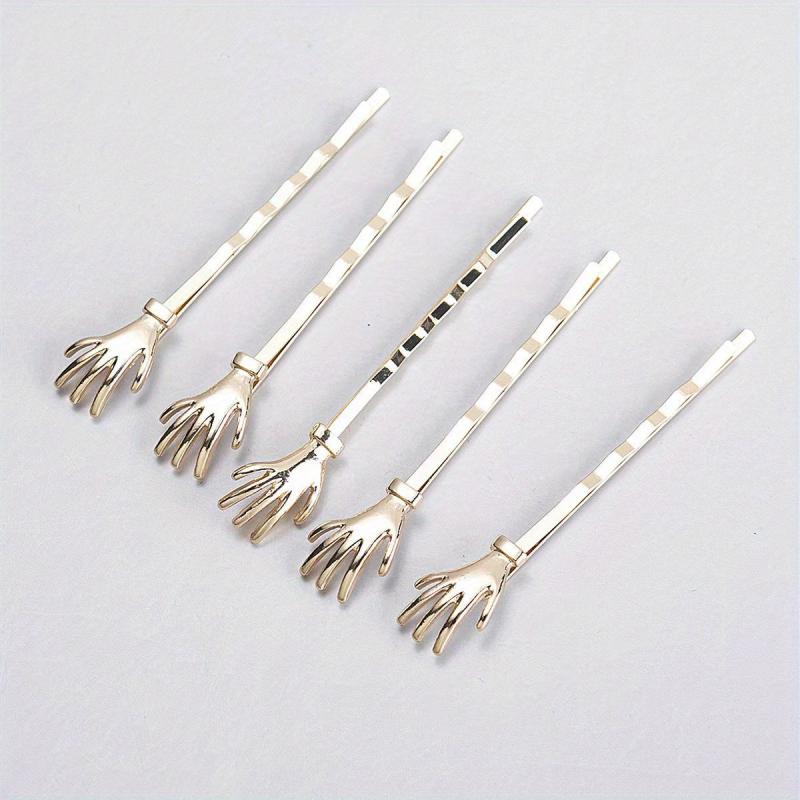 Metal Hair Pin Claw Decor Hairpin for Hair Bang Braids, Punk Hair Clip for Party
