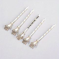Metal Hair Pin Claw Decor Hairpin for Hair Bang Braids, Punk Hair Clip for Party