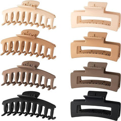 Matte Large Hair Claw Clips for Thick Hair