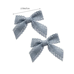 Lace Bow Hair Clip Sweet Hair Clip Hair Tie Set 2 Pack