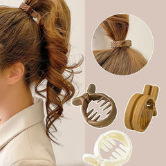 Matte Hair Claws Clip Non Slip Strong Hold Hair Jaw Clip