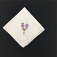 5pcs 28 Embroidered Handkerchief Ladies Lace Handkerchief