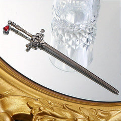 Vintage Rhinestone Sword Hair Pin Hair Styling Accessory