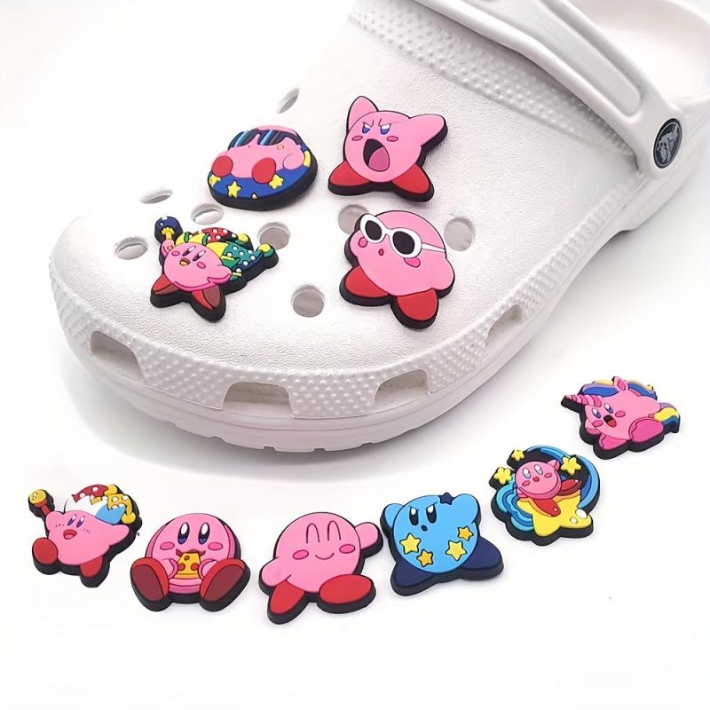 10pcs Cartoon Shoe Charms for Clogs Sandals Kids Party Birthday