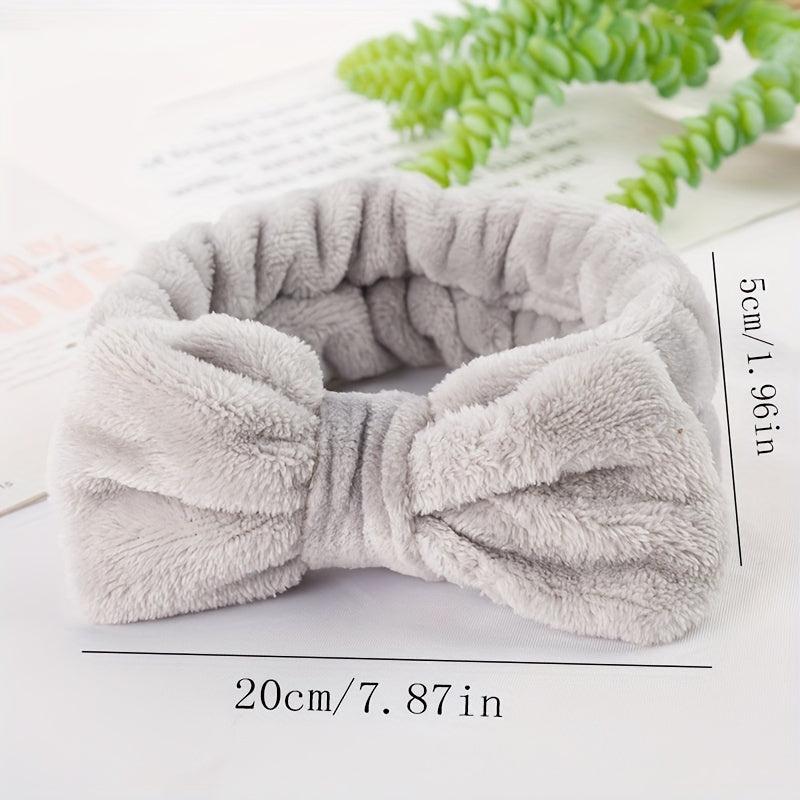 Coral Fleece Headband for Face Washing Spa Skincare Makeup