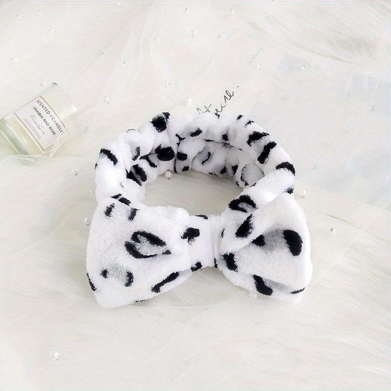 Coral Fleece Headband for Face Washing Spa Skincare Makeup