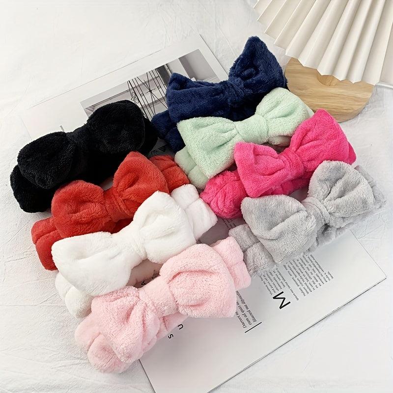 Coral Fleece Headband for Face Washing Spa Skincare Makeup