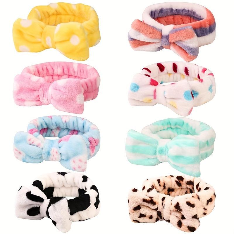 Coral Fleece Headband for Face Washing Spa Skincare Makeup