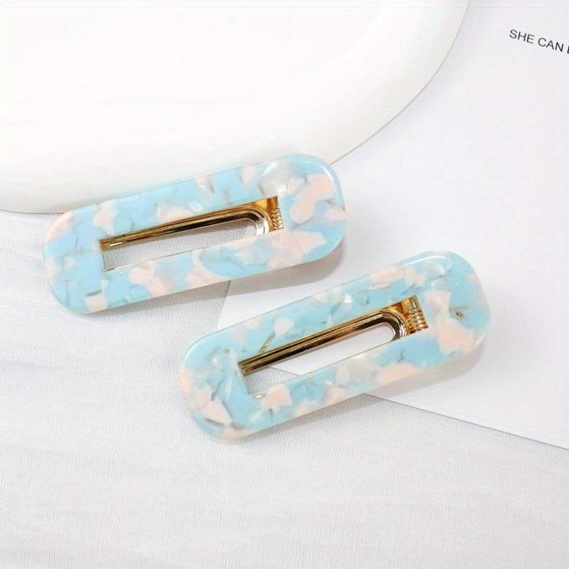 Colorful Leopard Pattern Duck Billed Clip Hair Clip For Women Girls