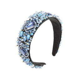 Colorful Glass Crystal Headband for Women