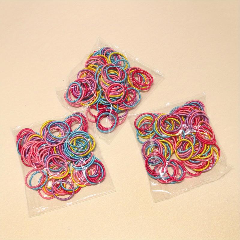 100-300pcs Hair Tie Rubber Bands for Baby Girls