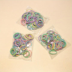 100-300pcs Hair Tie Rubber Bands for Baby Girls
