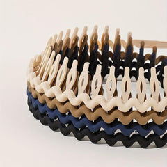 4pcs Wavy Headband Nonslip Style Hair Accessories