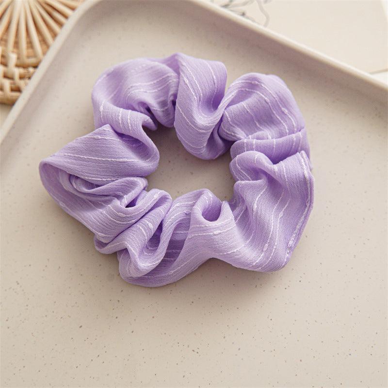 Daisy Pattern Hair Tie Fabric Large Scrunchie Hair Ponytail Streamer