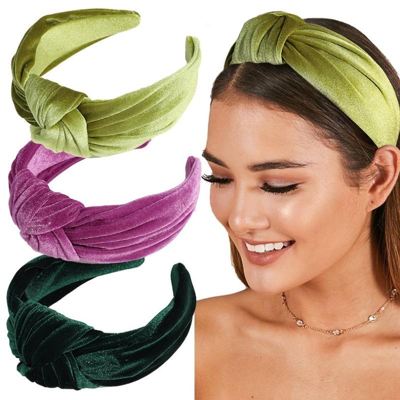 Velvet Headband Cross Knotted Hairband Hair Accessories