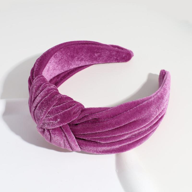 Velvet Headband Cross Knotted Hairband Hair Accessories