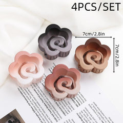 Cloud Hair Claw Set Gradient Shark Claw Ponytail Holder Hair Accessories