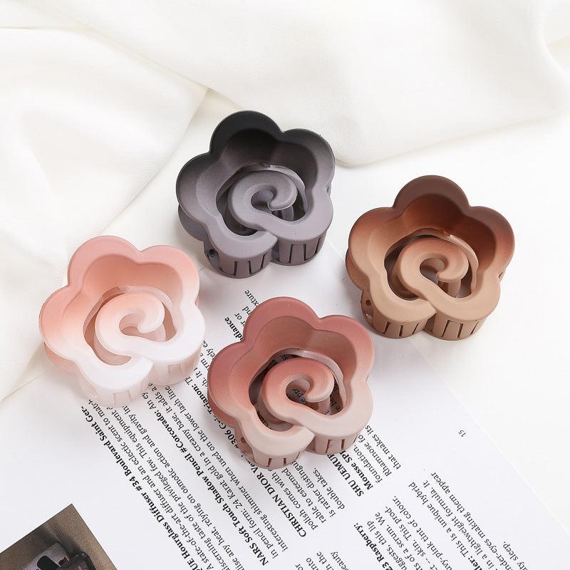 Cloud Hair Claw Set Gradient Shark Claw Ponytail Holder Hair Accessories