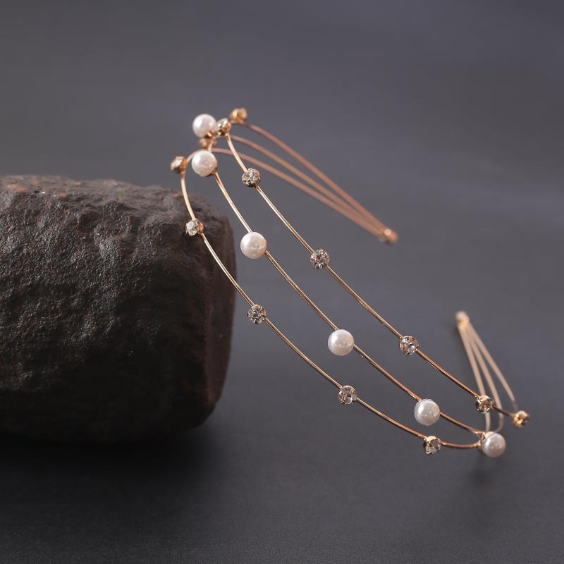 Faux Pearl Rhinestone Headband Hair Accessories Head Jewelry