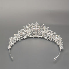 Rhinestone Crystal Headband Tiara Queen Princess Crown Wedding Hair Accessories