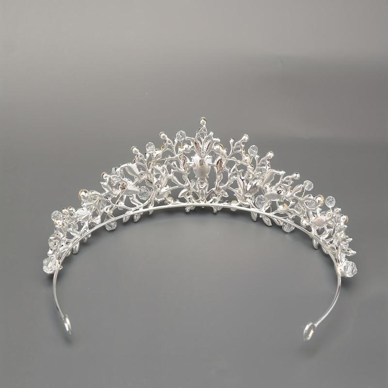 Rhinestone Crystal Headband Tiara Queen Princess Crown Wedding Hair Accessories