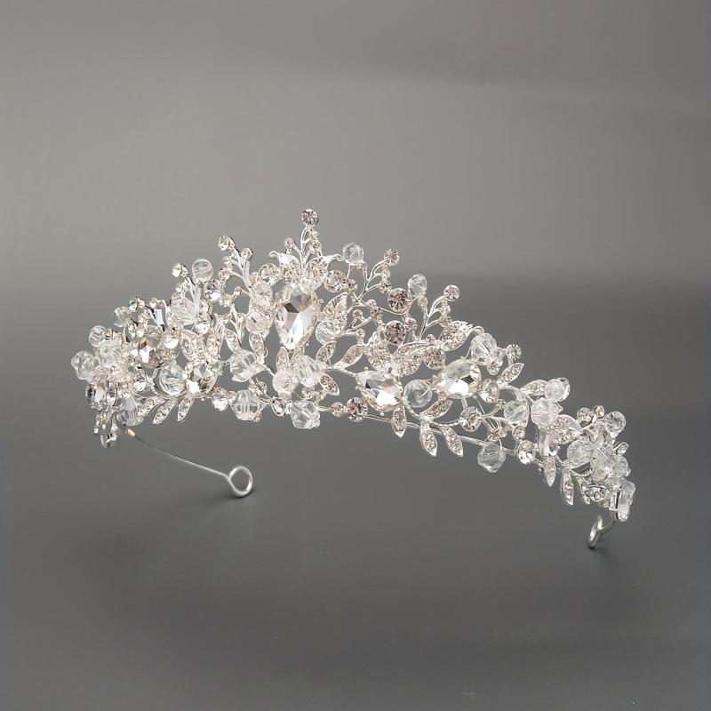Rhinestone Crystal Headband Tiara Queen Princess Crown Wedding Hair Accessories