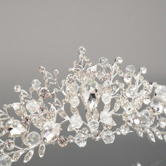 Rhinestone Crystal Headband Tiara Queen Princess Crown Wedding Hair Accessories