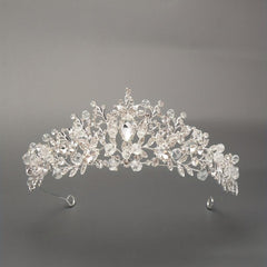 Rhinestone Crystal Headband Tiara Queen Princess Crown Wedding Hair Accessories