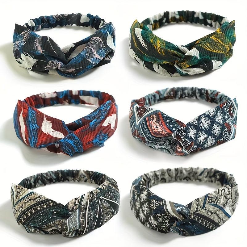 Vintage Makeup Headband Hair Band Elastic Soft Stretchy Wrap Hair Accessories