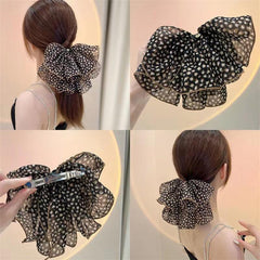 Leopard Print Bow Hair Clip Vintage Hair Accessories