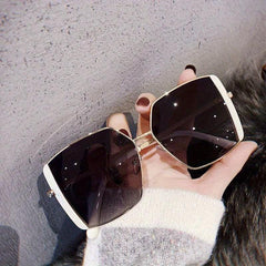Y2K Square Sunglasses UV400 Sun Shades for Driving Beach Travel