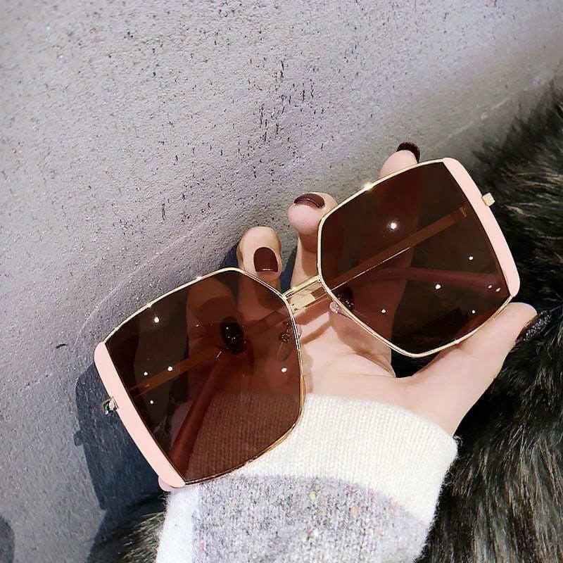 Y2K Square Sunglasses UV400 Sun Shades for Driving Beach Travel