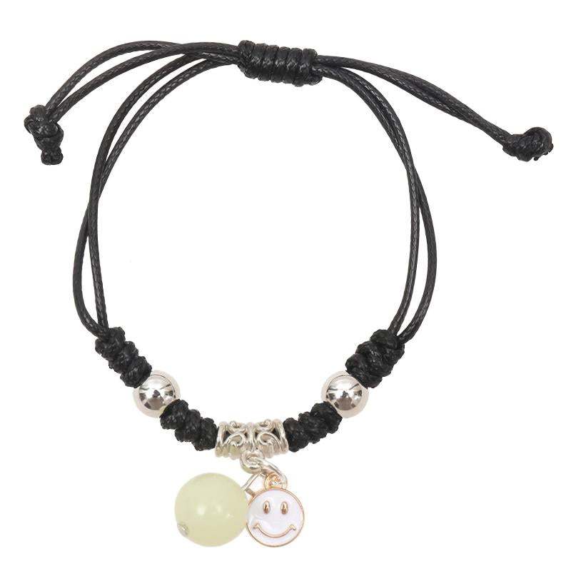 Braided Luminous Bracelet Hair Elastics Ties Ponytail Holder