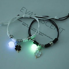 Braided Luminous Bracelet Hair Elastics Ties Ponytail Holder