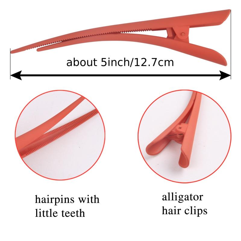 10 Pcs Large Frosted Duckbill Hairpins Hair Accessories Set