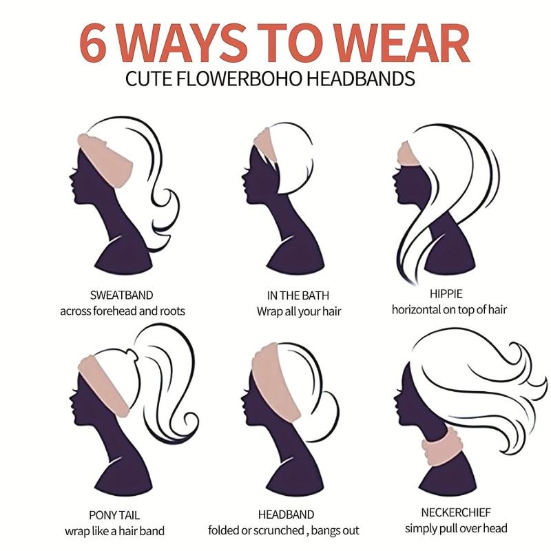 Women's Elastic Headband Ladies Yoga Exercise Non Slip Sweatband