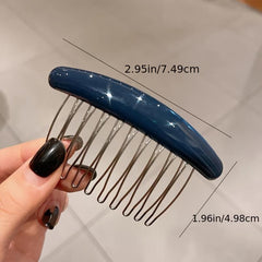 5pcs Solid Hair Side Combs Styling Hair Comb Teeth Hair Combs Hold Hair Clips