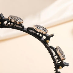 Metal Rose Headband Female Retro Flower Headband Hair Accessories