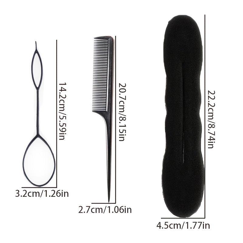 6pcs Hair Styling Kit Set Bun Maker Braid Tool Hair Twist Styling Accessories